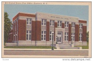 United States Post Office, GASTONIA, North Carolina, 30-40s