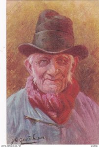 Dutch man in hat, art card by Gertenhauer, 00-10s