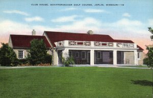 PC GOLF, MISSOURI, JOPLIN, GOLF COURSE, CLUB HOUSE, Vintage Postcard (b45816)
