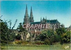 Postcard Modern Sees (Orne) The Cathedral (XIII century)