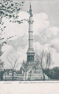 Alabama Montgomery Soldiers Monument Capitol Park 1907