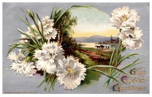 Easter , Flowers , harvesting scene