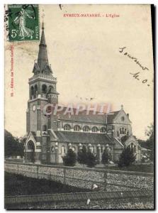 Old Postcard Navarre Evreux L & # 39Eglise