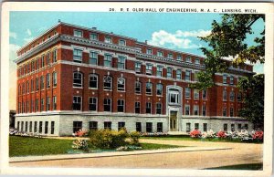 Postcard BUILDING SCENE Lansing Michigan MI AM1455