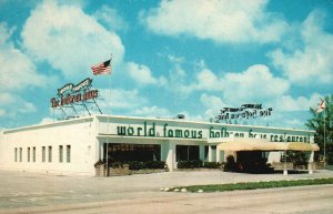 Vintage Postcard World Famous Hofbrau House Restaurant Diner Hallandale Florida