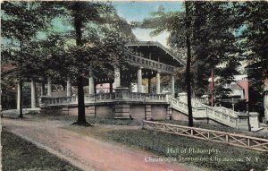 Chautauqua Institution New York c1910 Postcard Hall Of Philosophy