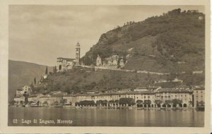 Switzerland Postcard - Morcote, Lago Di Lugano. Postally used - Ref TZ7621
