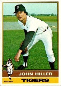 1976 Topps Baseball Card John Hiller Detroit Tigers sk13242