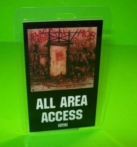 Black Sabbath Mod Rules Backstage Pass Original Heavy Metal Hard Rock Music 1982 