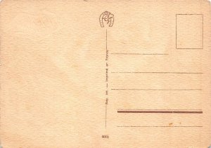 L405 New Year Greetings mountains snowy landscape postcard