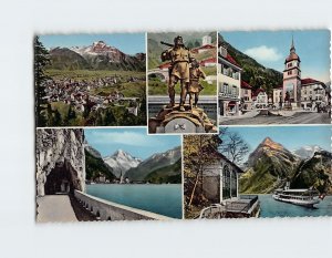 Postcard Altdorf Axenstrasse und Tellskapelle Switzerland