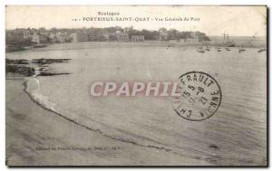 Postcard Old Saint Quay Portrieux Brittany Veu Generale Du Port