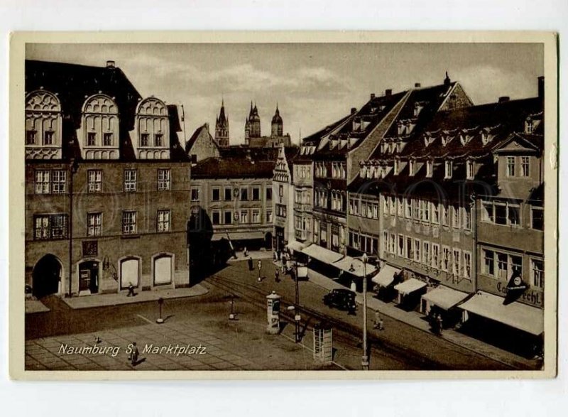 3150932 GERMANY NAUMBURG S. Marktplatz Vintage postcard