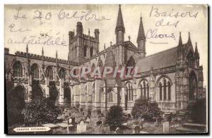 Old Postcard Chester Cathedral