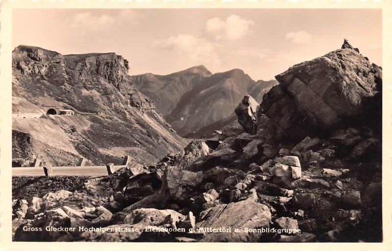 Gross Glockner Hochaplenstrasse Elendboden Austria Unused 