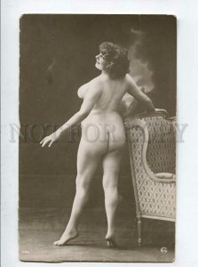 3135533 NUDE Woman Plump BELLE Vintage Real PHOTO GA #104 PC