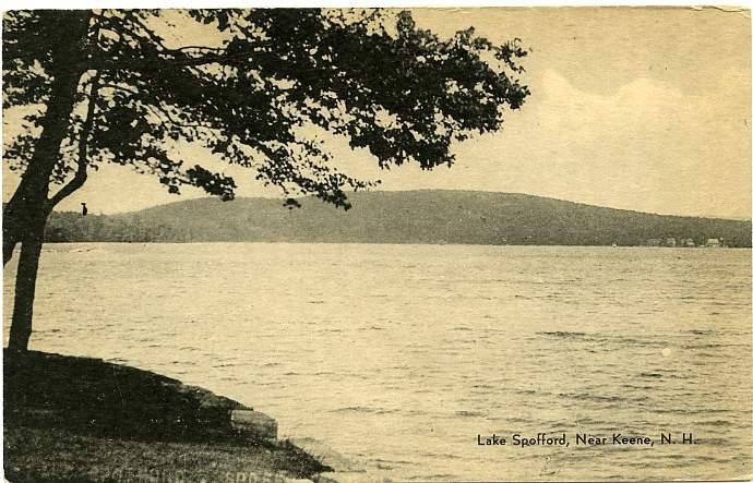 Lake Spofford near Keene NH, New Hampshire - pm 1946