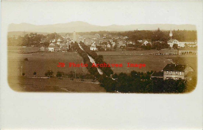 Germany, Bad Arolsen, RPPC, Town View