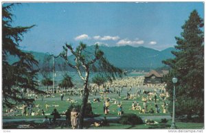 Scenic view,  Kitsilano Beach, Vancouver,  B.C.,  Canada,  40-60s