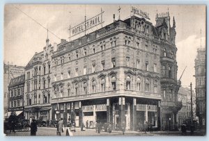 Cologne Germany Postcard Hotel St. Paul Building View c1910 Unposted Antique