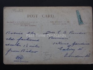 Yorkshire TONG St James Church & The Village Stocks - Old RP Postcard