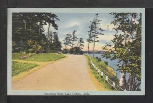 Greetings From Lake Orion,MI Postcard 