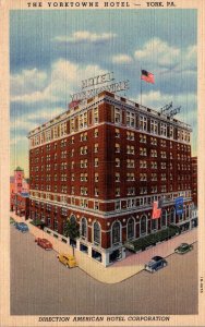 Pennsylvania York The Yorktowne Hotel Curteich