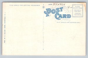 Main Street  Wakefield  Rhode Island Postcard