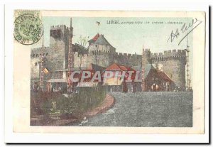 Belgium Liege Old Postcard Exposure arenas liegoises