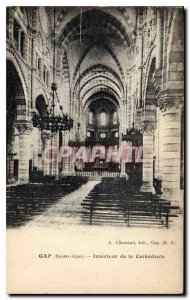 Postcard Old Gap Hautes Alpes Interior of the Cathedral