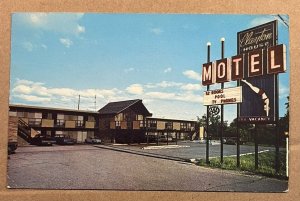 UNUSED  POSTCARD - CLAYTON HOUSE MOTEL, 5712 KNOXVILLE (RT88), PEORIA, ILLINOIS