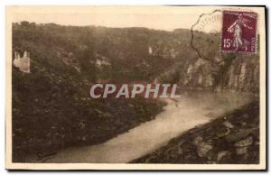 Old Postcard Crozant the Confluence of Sedelle and Creuse Collin Tower and th...