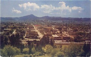 Birdseye View Eugene Oregon Skinners Butte #C-2180 Postcard Roberts 20-3340