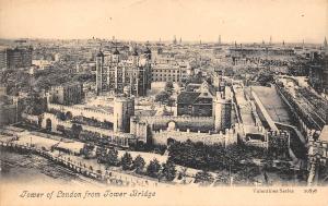 B85406 tower of london from tower bridge  london uk