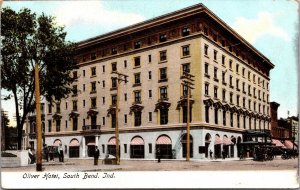 Postcard Oliver Hotel in South Bend, Indiana~4306