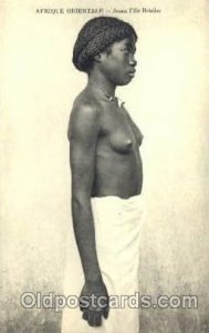 Afrique Orientale - Jeune Fille Betsileo African Nude Unused 