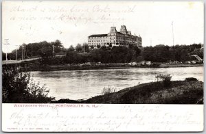 1906 Wentworth Hotel Portsmouth New Hampshire NH Antique Photo Posted Postcard