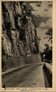 Englewood NJ Interstate Park Between Loops c1910 Vintage Postcard