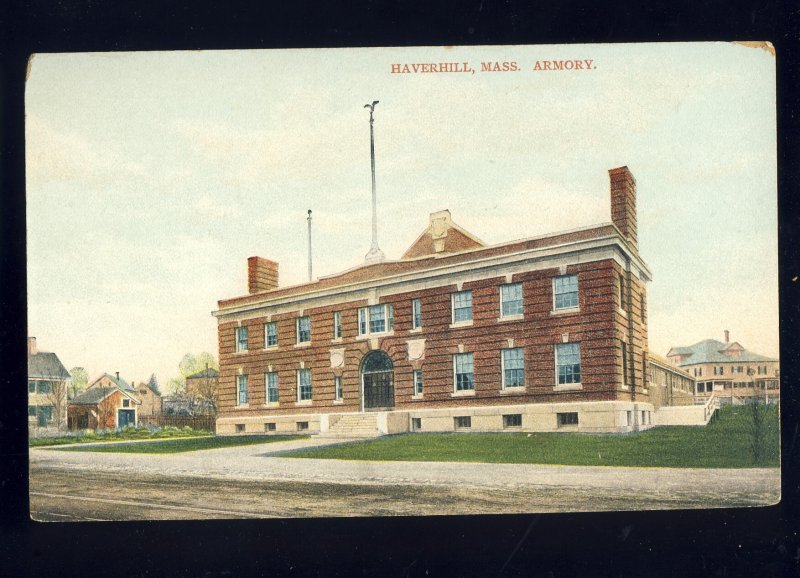 Haverhill, Massachusetts/MA/Mass Postcard, Haverhill Armory