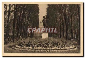 Postcard Old Paris Strolling Luxembourg Gardens
