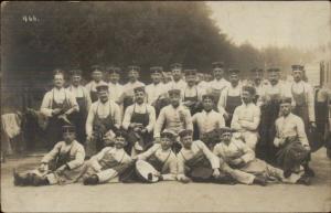 WWI German Batmen Konigsbruck Germany Photog Real Photo Postcard