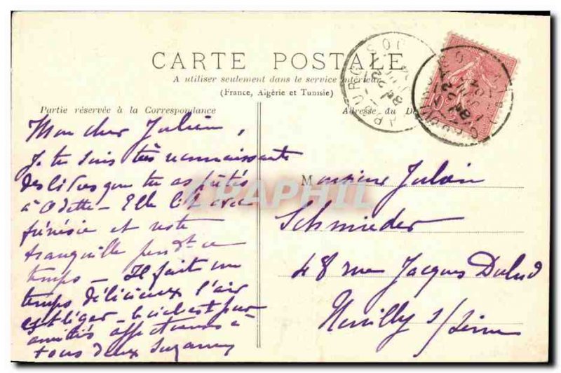 Old Postcard Dives sur Mer Normandy Villa