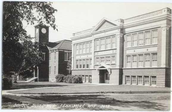 RPPC of School Buildings Fennimore Wisconsin WI by Cook # 3679