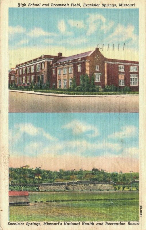 USA High School and Roosevelt Field Excelsior Springs Missouri 03.32