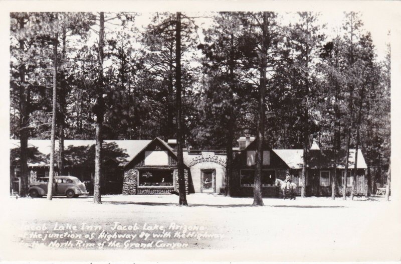 Arizona Jacob Lake Jacob Lake Inn At North Rim Of Grand Canyon Real Photo sk320