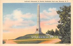 Sullivan's Monument at Newton Battlefield Park - Waverly, New York NY  