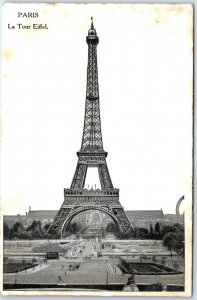 c1900s Paris, France Eiffel Tower Radio Lattice Structure Champ de Mars A360