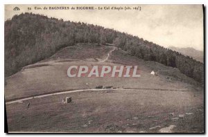 Old Postcard Env Bagneres de Bigorre the Col d'Aspin (altitude 1497 m)