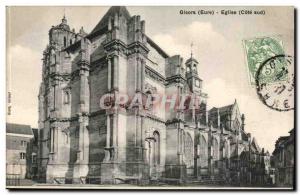 Gisors Old Postcard Church (south side)