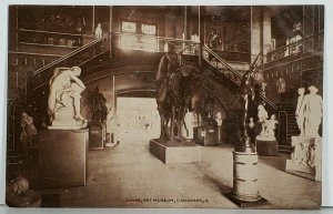 Cincinnati Ohio Foyer Art Museum c1907 Postcard J19